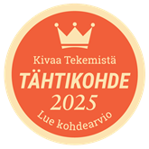 Kivaa Tekemistä Tähtikohde -sinetti 2025 Kivaa Tekemistä Tähtikohde -sinetti 2025